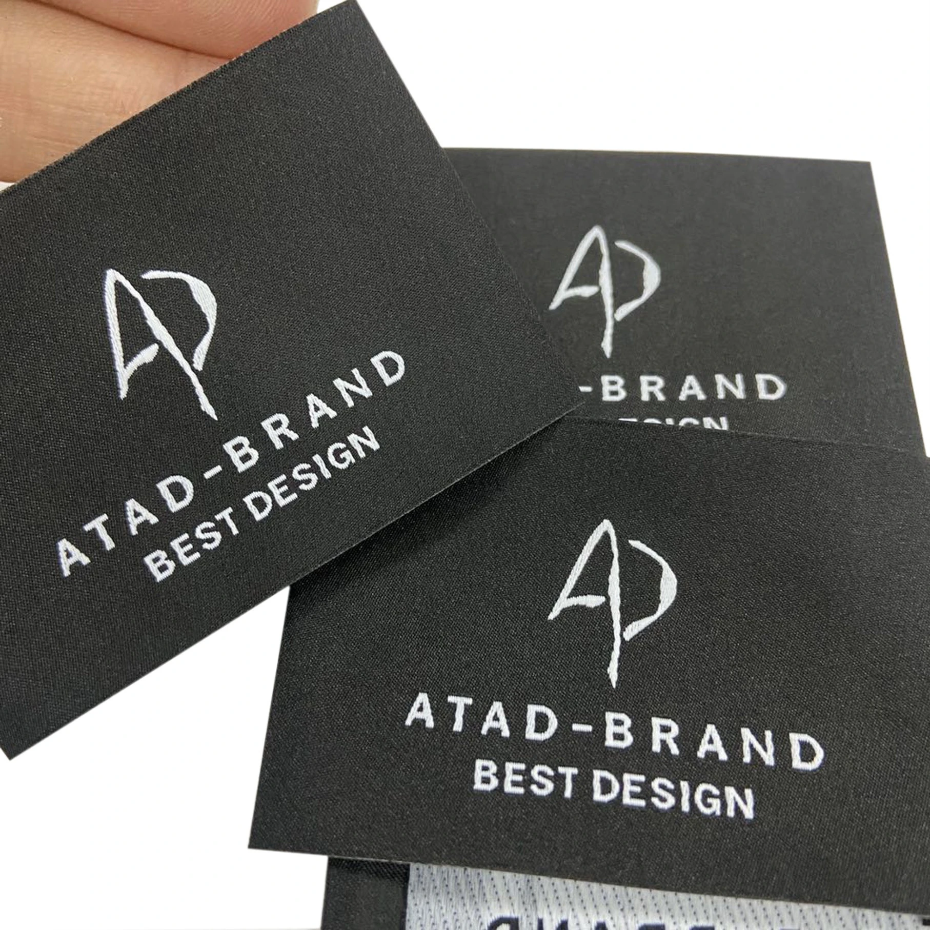 Custom High Quality Woven Tags Main jacquard Label tags For Clothing