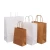 Import Custom Logo 100% Recyclable Shopping Cloth Gift Brown Kraft Paper Bag for Grocery Take Away With Handle from China
