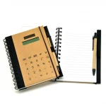 Custom Logo Spiral Notebook Electronic Organizer Calculator with Note Book