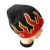 Import custom men acrylic jacquard  flame knitted beanie hat cap from China