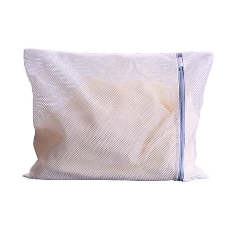 Custom Non-fluorescent  Polyester Mens Travel Net Wash Bag Mesh Laundry Wash Bag