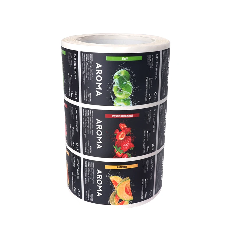 Custom Packaging Adhesive Sticker Printing Supplement Label, Custom Printed Food Label Sticker Customized Color Customized Size