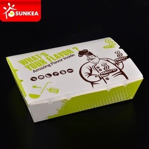 Custom paper design packaging for food products
