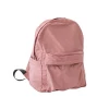 Custom pink fashion folding school bags backpack