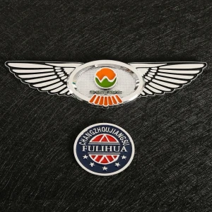 custom plastic abs chrome car badge emblem car sticker