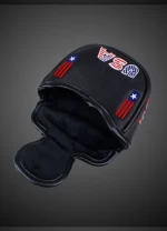 Custom Premium Golf Head Cover PU Leather Waterproof USA American Flag Fairway Wood Iron Covers for Putter