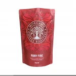 Custom Printed Resealable Matt Black Aluminum Foil 250g 1kg 12oz Stand Up Coffee Tea Packing Bag With Degassing Valve