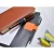 Import Custom Self-adhesive PU Leather Pen Holder with Elastic Loop for Notebooks, Journals, Planners and Calendars from China