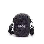 custom shoulder bag lamb hair literary letter Messenger bag small fresh personality Messenger bag