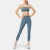 Import Custom Spring Black Fitness Leggings Active Wear Yoga Vest Set WomenS Plus Size Seamless Yoga Set from China