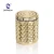 Import Custom Wholesale Haonai Stripe Candle Glass Jar Glass Candle Holder,Candle Container,Candle Jars with Wooden Lids from China