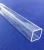 Import Customizable refractory high purity high-temperature pyrex square quartz glass tube from China