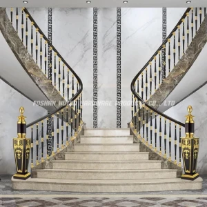 Customization Modern Style Stair Railing High Quality Aluminum Fence Post Handrails Balustrades