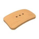 Customized Beech Wood Soap Holder Bath Shower Plate. WB100-24