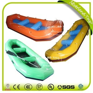 Customized NEVERLAND TOYS Colorful Inflatable Boat Inflatable Fishing Boat Inflatable Raft for Summer Game Best Quality