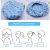 Import customized plastic biodegradable shower caps waterproof custom disposable hotel baby shower cap from China