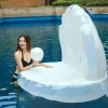 Customized Seashell Float Swimming Pool Giant Shell Rideable Inflatable Float Toy Raft inflatable adult raft