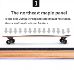 Customized Size And Graphic men blank complete skateboard skating board