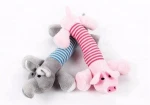 Cute Animals Pet Toys Honking Squirrel Cat Squeaker Puppy Plush Dog Toy Chew