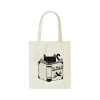 CUTE CATS Eco-friendly foldable shopping Reusable Tote Canvas Bags with Custom Printed Logo eco bag