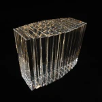 Decorative Glass Block Brick Borosilicate Glass Cover Cast Glass