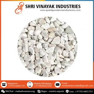 Decorative White Marble Stone Chips