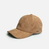 Design embroidery custom curve brim 6 panel corduroy hats with copper bar