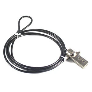 Desk laptop security chain universal snake shape hardware cord anti theft cable lock for macbook air , lenovo , dell , asus , hp