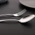 Import Dessert Fork Elegant Spoon Fork Knife Set Stainless Steel Dinner Cutlery Set Restaurant from China