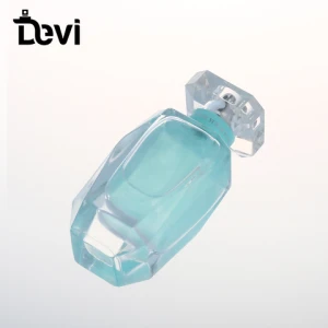 Devi Professional manufacturer glass perfume spray bottles empty rectangular perfume glass bottle