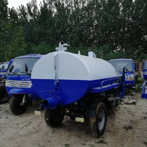 Diesel three wheeled biogas tank cleaning truck  2 party purification vehicle tools Farm handling vehicle equipment