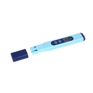 Digital LCD EC Conductivity Meter Water Quality Tester Pen PH Meter 0-9999 Blue Ph Meter  Drink Water Analyzer