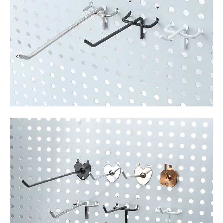 Display Pegboard Hooks Assortment with Metal Hooks Sets