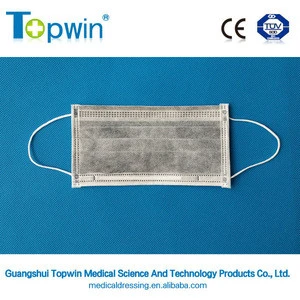 disposable 4-layer face mask with active carbon facemask With earloops face mask
