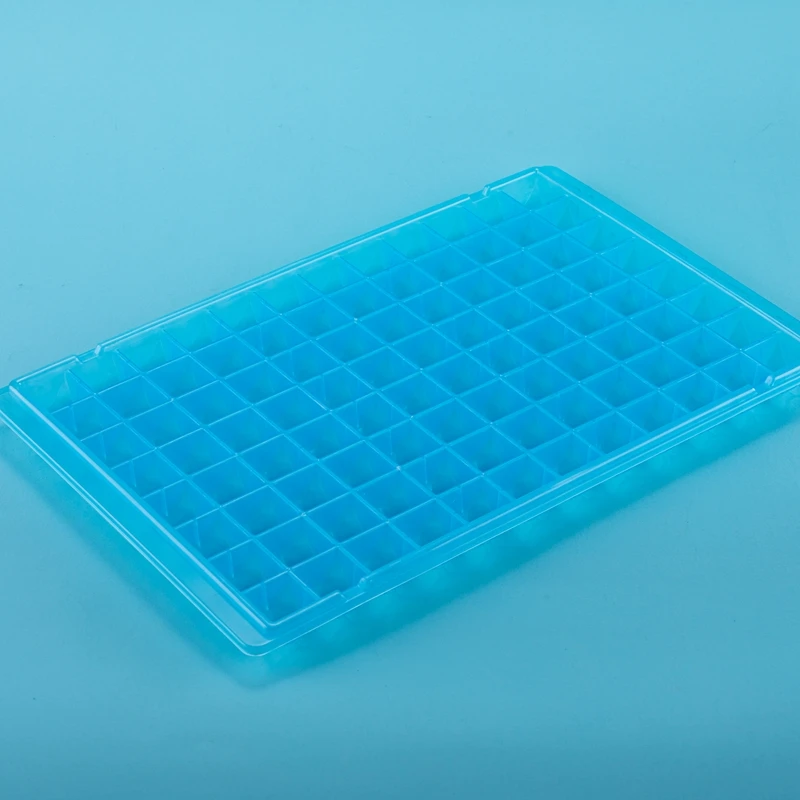 Disposable Plastic Mold Container 96 Compartment Frozen Ice Tray