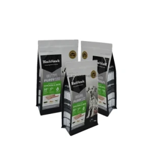 Dog Food Plastic Bag Cat Food Packing Pouch Flat Bottom Pet Food Packaging Bag
