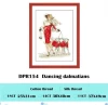 DPR154 Dancing dalmatians cross stitch kit counted pattern diy embroidery set wall decor