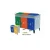 Import Dubai Popular Style Top Opening Three Compartment Waste Bin for Outdoor from China