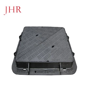Ductile Iron Sand Heavy Duty Manhole Covers with Grating and Lock