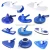 Import Durable Pool Accessories Swimming Pool Vacuum Head Plastic White Accessories Piscina Rotative Vacuum Heads With Side Brush from China