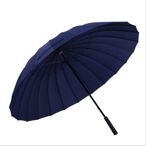 Durable Straight Automatic Umbrellas With Logo Prints Custom
