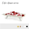durable sturdy plastic cake stand,dessert display tray,fruit plate,weeding,baby shower,bridal shower,birthday cupcake holder
