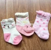 DYNB-9601 Non skid anti slip cotton baby socks for baby toddlers boy and girl