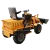 Import E12 cheapest 400kg mini electric front loader diesel loader for sale 4x4 loaders 1000kg from China
