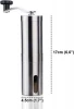 Easy to operate household ceramic burr stainless steel manual coffee grinder