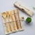 Import Eco Friendly Cutlery Flatware Set Reusable Portable for Travel bamboo utensils from China