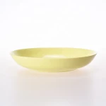 Eco friendly High Quality PLA Plates Corn Starch Tableware Bamboo Fiber Plate Compostable Round Dish