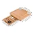 Import Eco Friendly Kitchen Meat And Fruit Severing Tray, Square Natural Bamboo With drawer  Cheese chopping Board With 4 Piece Stain from China