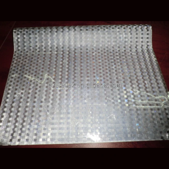 Eco Friendly PVC Reflective Plastic Sheet for Bags