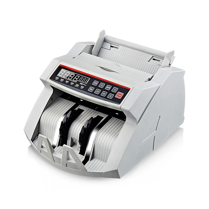 Economical  desktop money counting machine compteur de billet  LED display with UV MG   for worldwide currency